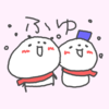 冬ぱんだぱんだのステッカー – Aki Kondo